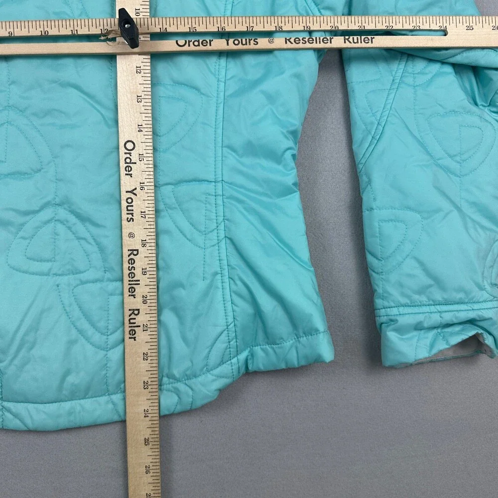 Vintage Nike Jacket Women M Turquoise ACG Thermal Layer 2 Quilted Puffer Zip